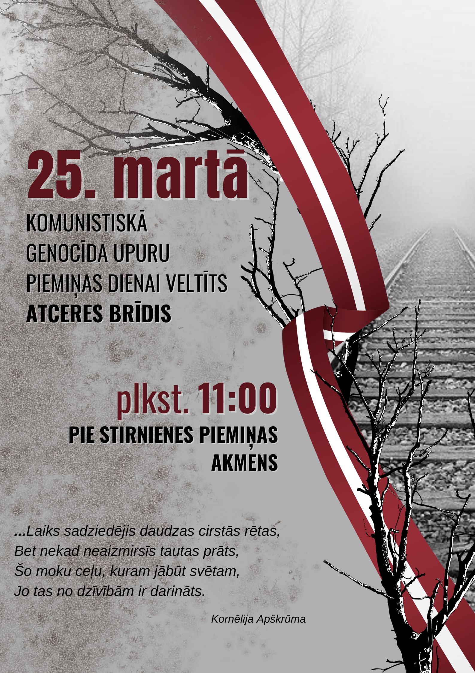 25. marts afisha Stirniene