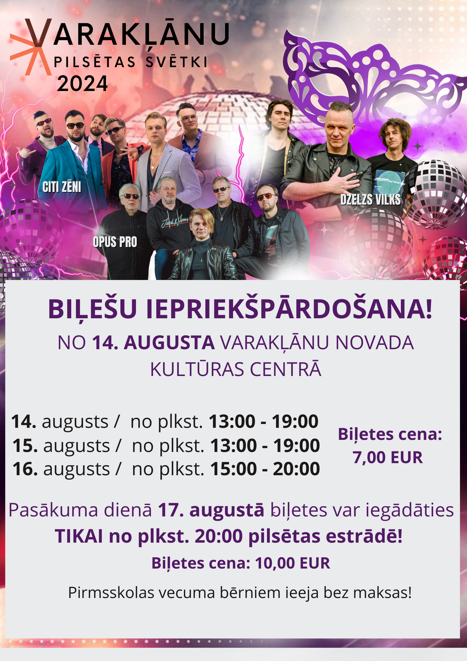 Biljeshu tirdznieciiba pilseetas sveetki