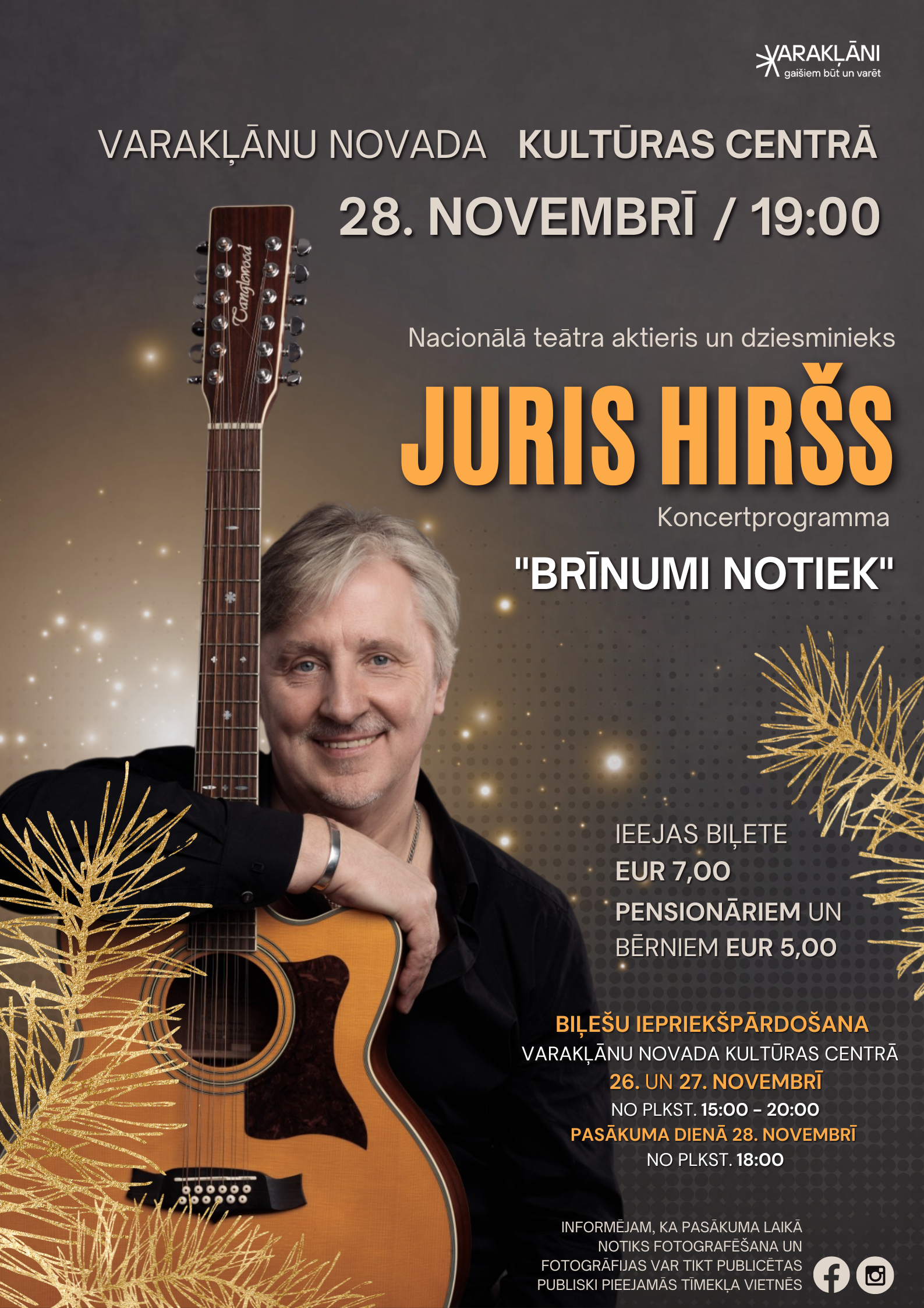 Juris Hirshs Briinumi notiek koncerts
